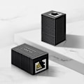 Miniatyrbillede 2 af 5: Rj45 Lan-stik Adapter Kobling Lan-forlænger Skærmede Tilslutninger Bredbånd