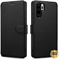 Miniatyrbillede 1 af 4: Etui til Huawei P30 Pro (6.47\") i praktisk pungform med magnetisk flap Sort Sort