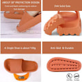 Miniatyrbillede 2 af 5: Kvinde Tykke Platform Cloud Slippers orange orange 44-45