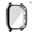 Miniatyrbillede 1 af 5: Til Garmin Venu SQ Watch med skærmbeskytter elektroplettet TUP black for Garmin Venu SQ