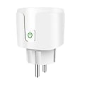 Miniatyrbillede 1 af 2: Socket WIFI-stikkontakt europæisk standard 16A med måling WIFI smart socket CE-produktcertificeringsstikkontakt 3 huller trådløs