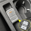 Miniatyrbilde 4 av 4: Bilde Håndbrekk Auto Hold P Knapp Deksel Trim For Golf 7 7.5 Mk7 2015-2019 Rød red