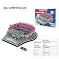 Miniatyrbillede 1 af 5: DIY 3D-puslestadion Samlet modelgave NOU CAMP