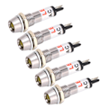 Miniatyrbillede 4 af 8: 10 stk DC 12V indikatorlamper Signallamper 8mm monteringshuldiameter Signallamper Gul