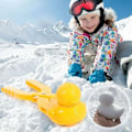 Miniatyrbild 5 av 5: Snöbollsmaskin 3-delad snöbollsmaskin Ankgård formad snöbollsmaskin Klämma för snöbollskamp Strand Slumpmässig färg