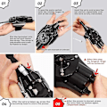 Miniatyrbillede 4 af 5: Web Shooter Spiderman's Silly String | Spider Web Shooter til børns rollespil Cosplay black