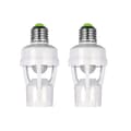 E27 Lampfäste Adapter Med Pir Rörelsesensor Ac100-240v Led Lamphållare Adapter Människokroppsdetektor