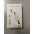 Pikkukuva 7 / 8: Apple Watch -laturi, Kannettava iWatch USB Langaton, Matkakäyttöön Sopiva Langaton Magneettinen Nopea Lataus Apple Watch Ultra2/1 Series 9 8 7 6 5 4 SE:lle, Valkoinen