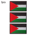 Pikkukuva 1 / 5: 3X Palestiinan kirjailtu lippulappu Silitys/Ommel Vaatteet Palestiina