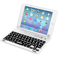 Pikkukuva 1 / 5: Ipad Mini 5 / Mini 4 -näppäimistö, ultraohut Apple Ipad Mini Bluetooth -näppäimistö Folio -teline Groove