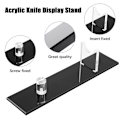 Miniatyrbillede 3 af 5: Knive Display Holder Knive Display Med støtte ramme Clear