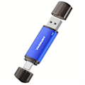 Miniatyrbild 1 av 6: VANSUNY 32G/64GB/128G USB Type-C Flash-enhet 2-i-1 Dubbel Flash-enhet USB A + USB C OTG Flash-enhet