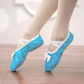 Miniatyrbillede 4 af 5: Balletsko til piger Cross Strap Dancesko Blå Blue 36