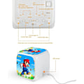 Miniatyrbild 5 av 5: Mario 7 färger förändring digital väckarklocka med tid, temperatur, larm, datum (Map Race) Find the Golden Egg