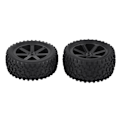 Pikkukuva 3 / 4: 4 kpl 1/10 RC-auton kumirenkaat ZD Racing Buggy Crawler -autoon, musta
