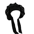 Pikkukuva 3 / 5: Silkki Bonnet luonnolliset kiharat hiukset nukkumassa satiini Bonnet black