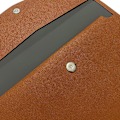 Miniatyrbild 5 av 5: PC Läder A4 mapp, vattentät portfölj Kuvert Filbox Bältesspänne (brun)[qb]