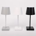 Miniatyrbillede 3 af 8: 1 stk. Ambient bordlampe, trådløs genopladelig bordlampe, retro natlampe, dæmpbar bordlampe Black 1pc