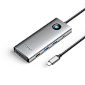 Miniatyrbilde 1 av 5: in 1 Dokkingsstasjon HD+VGA PD 100W Lading Gigabit Ethernet Multifunksjonell Type-C Hub Dark Grey