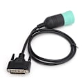 Miniatyrbillede 2 af 4: Lastbil Diagnostisk Kabel 9 Pins Hun til 25 Pins Han til J1939 Protokollen Hardware Inline 7 - DB25 Pins Han