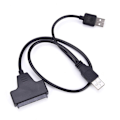 Miniatyrbillede 2 af 5: 2017 Digital USB 2.0 til SATA Konverter Adapter Kabel til 2.5 SA Sort 5cm*4cm*1cm