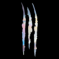 Miniatyrbillede 1 af 5: Monster Claw Scratch Marks Auto Forlygte Dekal Bil-Styling Auto Stickers Dekor Gradient 0.02