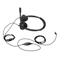 Miniatyrbillede 2 af 8: Callcenter-headset med støjreducerende mikrofon understøtter justering af højttalerstyrke 3,5 mm erhvervsheadset