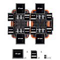 Miniatyrbilde 3 av 5: Lever Memory-kortboks - Oransje