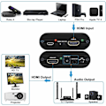 Miniatyrbild 2 av 7: INF HDMI Audio Extractor video/audio splitter 3D 4K