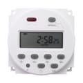Ny LCD digital styring strømforsyning programmerbar timer dc 12V 16A tidsrelæ switch