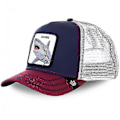 Miniatyrbild 2 av 2: Svart Panther Mesh Cap för vuxna, sommarbaseballkeps, Trucker Cap W-WELLNGS Shark