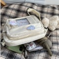 Miniatyrbillede 4 af 5: Kawaii Taske JK Transparent Taske HVID - lager white
