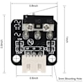 Pikkukuva 2 / 5: 10 kpl 3D-tulostimen rajakytkin 3-napainen Yhteensopiva CNC Ramps 1.4 RepRap 3D-tulostimelle -10 10S, S4, S5