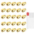 25 stk. 0,4 MM Ender 3 Dyse MK8 3D Printer Ekstruder Dyse[BT}