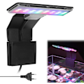 Miniatyrbillede 1 af 5: Akvarielampe (sort), Clip på akvarielampe 3 farver LED-belysning Akvarielampe Akvarielys 220
