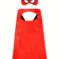 Superheltekapper og masker til børn rollespilskostumer Halloween festartikler drenge piger udklædning Red One-size