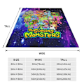 Miniatyrbillede 2 af 5: Cartoon My Singing Monster tæppe kaste flannel fleece tæppe let alle årstider til stue/soveværelse/sofa/camping-w 50x40in 125x100cm
