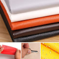 Miniatyrbillede 4 af 5: Selvklæbende læderreparationslap til sofaer - Perfekt orange Orange 50*137CM