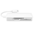 Miniatyrbilde 1 av 11: Mini Minnekortleser 3 i 1 Kortleser USB C Kortleser TFSD XD 3 i 1 Kortleser for Laptop Telefon Nettbrett