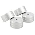Pikkukuva 4 / 5: 4 kpl 40x20mm Alumiini Hifi-vahvistimen kaiuttimen eristysjalusta Levysoittimen Dac-jalat (hopea)