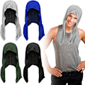 Pikkukuva 3 / 6: Miesten huppuinen viilennyspyyhe, kaulan ja kasvojen viilennyspyyhe, viilentävä bandana urheiluun, liikuntaan, retkeilyyn, tyylikäs väri Stylish Color 4 pcs