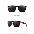 Miniatyrbillede 1 af 5: Polaroid Solbriller Unisex Firkantede Vintage Solbriller Berømt Mærke Polariseret Solbriller Retro Feminino til Kvinder Mænd 2149C6 2149C6 Polarized
