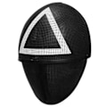 Miniatyrbillede 3 af 3: Squid Game Cosplay Maske Firkant Cirkel Trekant Halloween Maske[qb] Triangle