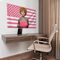 Miniatyrbillede 4 af 5: Ice Spice Flag 3x5 Ft Ice Rapper Spice Flag Amerikansk Flag Gobelin til Soveværelse Stue Sovesal Væg