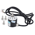 Miniatyrbilde 1 av 5: ABZ Encoder Stepper Motor DC5-24V C38S6G5-500Z 3-faset solid aksel 6mm motorreduksjon