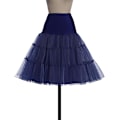 Pikkukuva 2 / 2: 50-luvun alushame Rockabilly-mekko Crinoline Tutu naisille ZX sininen blue M
