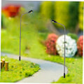 Miniatyrbilde 2 av 5: 4 stk. Mikrolandskap Hage Mini Gatelykter Modeller Fe Hage Lampe Dukkehus Lys Mikro Hage Landskap Lys Barnas Leker Rustfritt