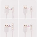 Miniatyrbilde 4 av 5: 1 stk. Universell Smartklokke Laderledning, Magnetisk Ladekabel 2 Pin 4 Pins USB-lader for Smartklokke 7.62mm 2.84mm 4mm 2.84mm size 2pin