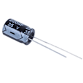 Miniatyrbillede 1 af 5: 10 x 220uf 35v 105c elektrolytkondensator 8x12mm