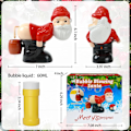 Miniatyrbillede 4 af 5: Automatisk Prut-Boblemaskine, Bobleblæsermaskine Julemandslegetøj, Sjov Julemand Automatisk Prut-Boblemaskine med Musik & Blinkende Lys, Boble